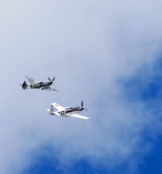 Spitfire och Mustang P51