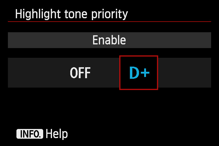Highlight tone priority